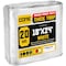 Core Tarps Heavy Duty Tarp, 24 ft L x 0.5 mm H x 18 ft W, 20 Mil, White, Polyethylene CT-704-18X24 - alternate 1